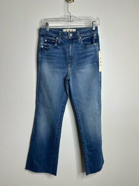 NWT AMO Denim High Rise Kick Flare Jean Size 27